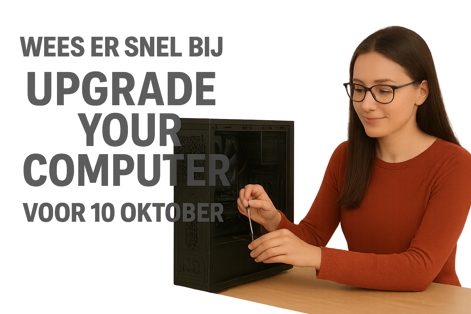 Upgrade je computer voor 10 oktober 