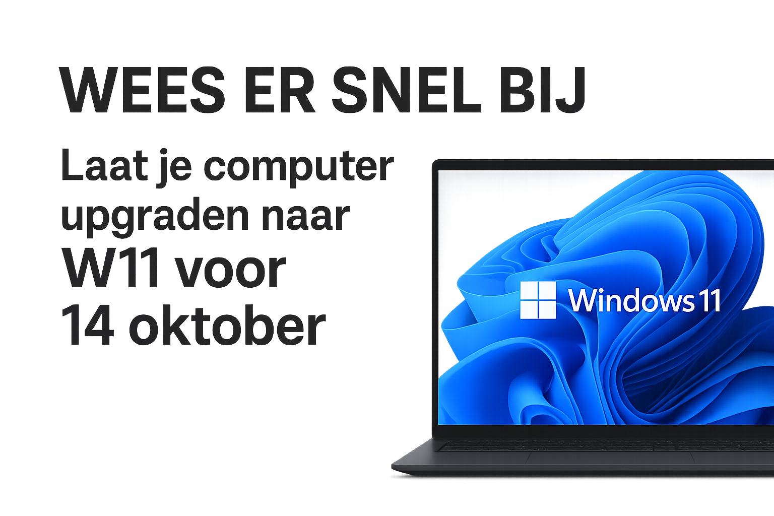 Laat je computer upgraden